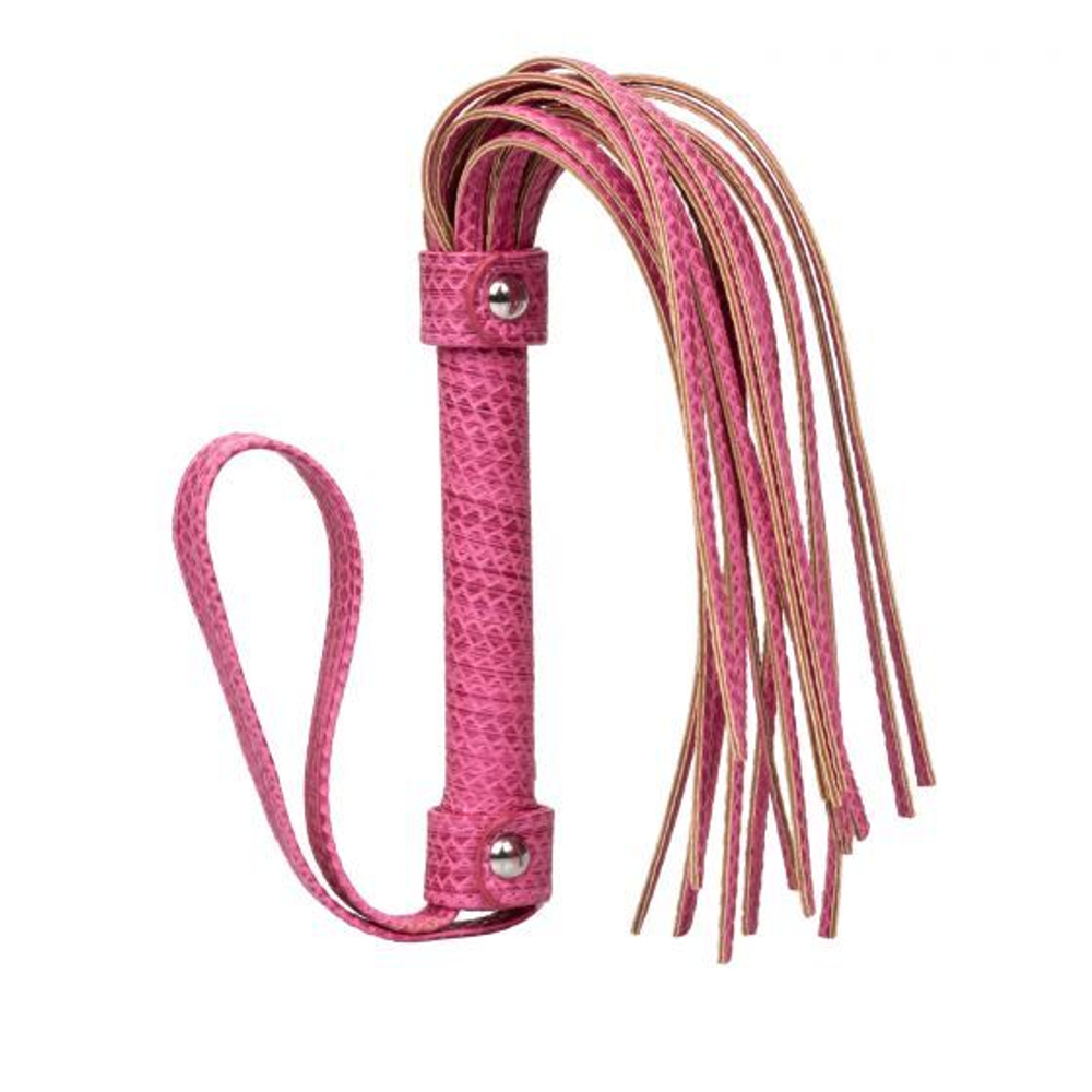 Розовая плеть Tickle Me Pink Flogger - 45,7 см. (Цвет: розовый)