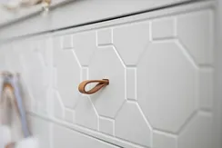 Комод Ellipse Classic 6 ящиков с фрезеровкой Белый