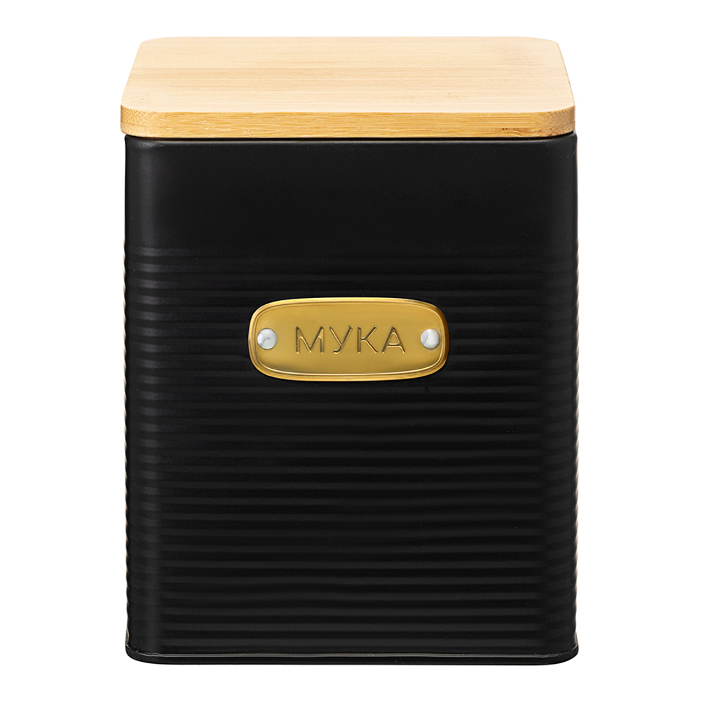 Банка для хранения муки irmel, 3,2 л, графит