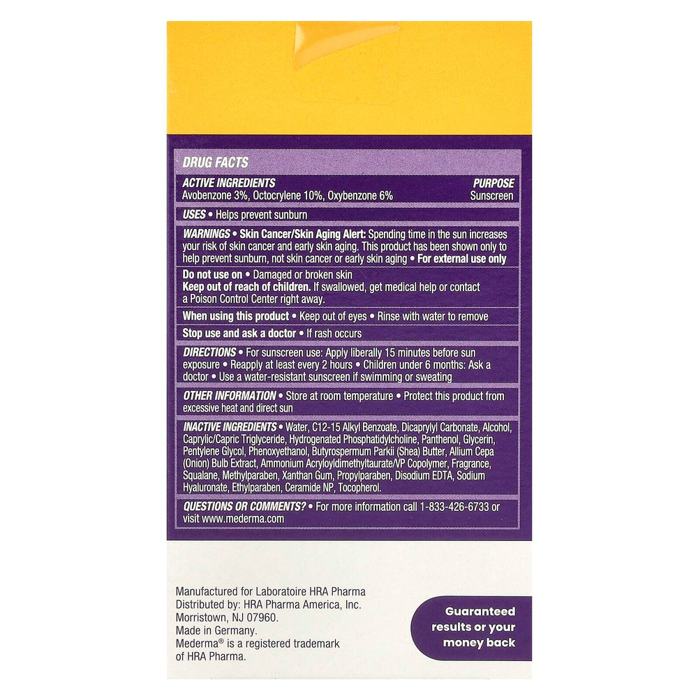 Mederma, крем против шрамов, SPF 30, 20 г (0,7 унции)