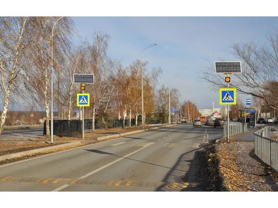 Светофор на солнечной батарее LGM-100/65