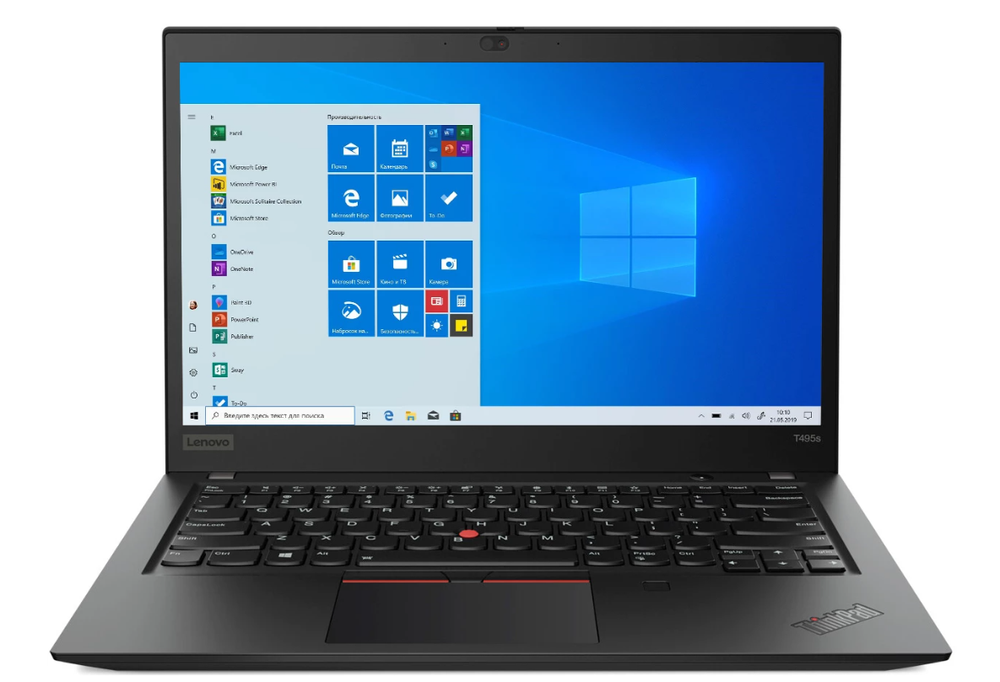 14" Ноутбук Lenovo ThinkPad T495s (1920x1080, AMD Ryzen 7 3700U, RAM 16ГБ, SSD 512ГБ, AMD Radeon Vega 8, Win 10Pro)