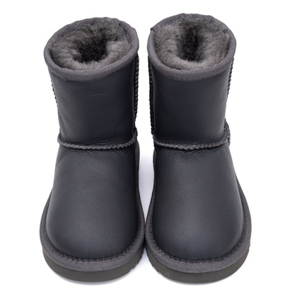 UGG Kids Classic Short Metallic Grey