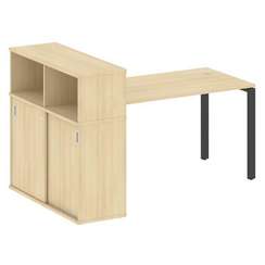 Метал Систем Стол письменный с шкафом-купе на П-образном м/к БП.РС-СШК-3.3 Т