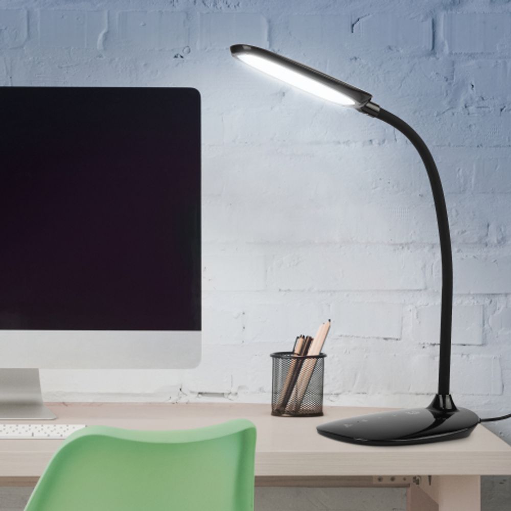 Настольный светильник ЭРА NLED-453-9W-BK светодиодный черный