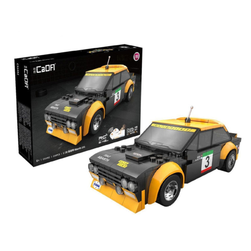 Радиоуправляемый конструктор CaDA спортивная машинка Fiat Abarth 131 1/24 (216 деталей)