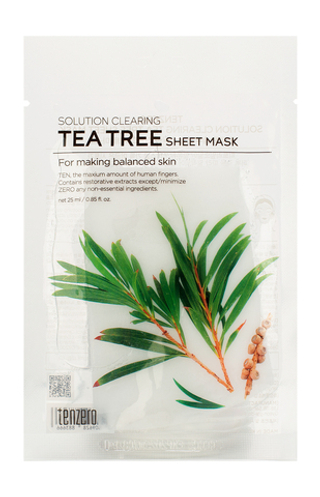 Тканевая маска с экстрактом чайного дерева TENZERO Tea Tree Sheet Mask