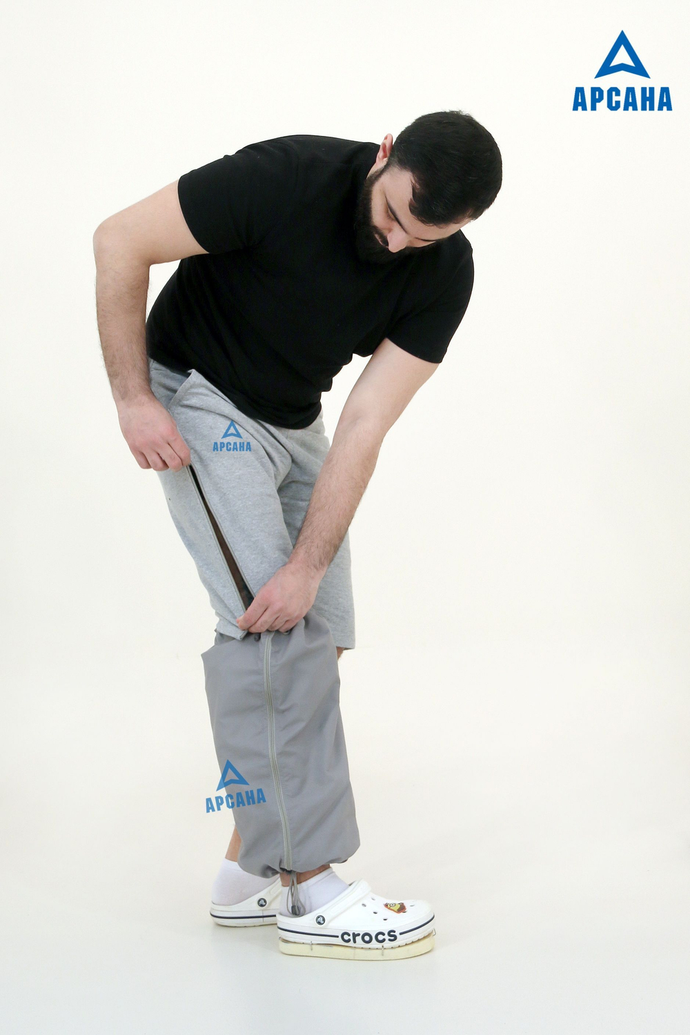 Шорты ортопедические с молниями по бокам. Размер 4XL (56-58).