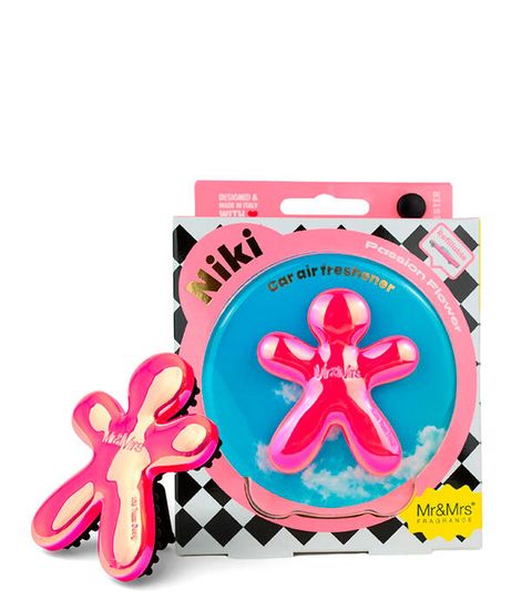 Цветы маракуйи, ароматизатор для автомобиля NIKI розовый радужный, Mr&Mrs Fragrance