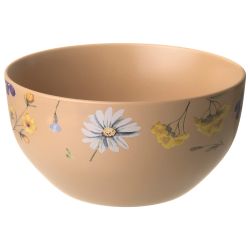 НАБОР ПОСУДЫ LEFARD "FLOWERS" 3 ПРЕДМЕТА: КРУЖКА 390МЛ, САЛАТНИК 640МЛ, ТАРЕЛКА 20,5СМ