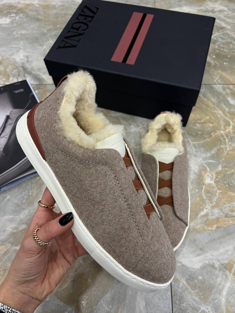 Кеды Zegna