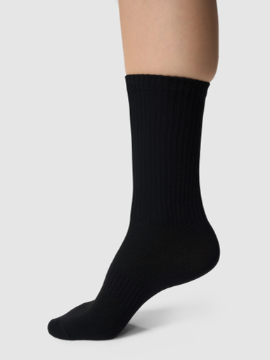 Носки унисекс Страйд 2.0 высокие чёрные, 2 пары