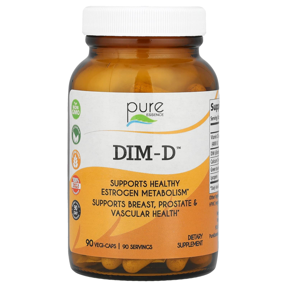 Pure Essence, DIM-D™, 90 растительных капсул