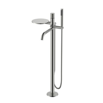 Смеситель STICK напольный NIKEL BRUSH SPIRALE