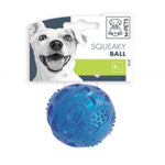 Игрушка Мяч-пищалка"Squeaky Ball"диаметр 6,3 см,голубой для собак M-PETS