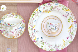 Набор чашек с блюдцами 2шт 80мл Easy Life Пение птиц