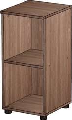 Стеллаж низкий узкий Стандарт-Pro ясень шимо темный