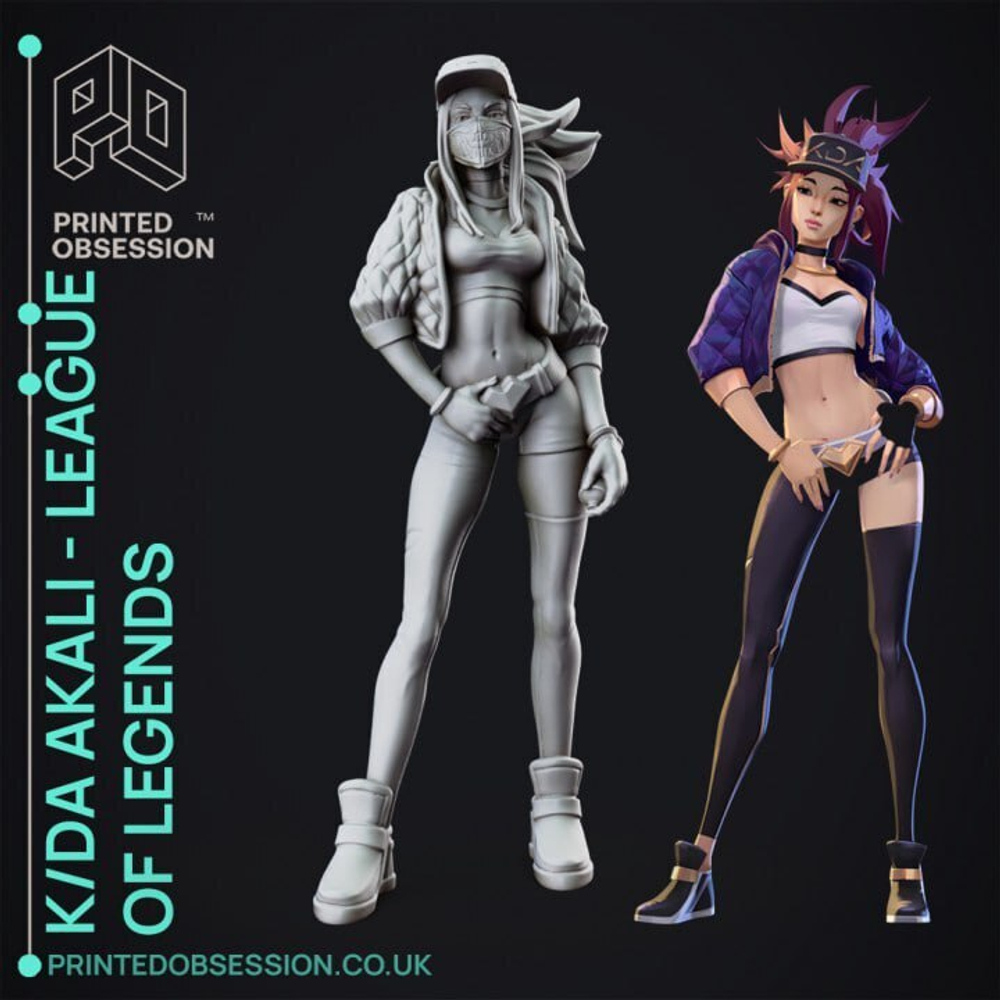 Акали Akali League of Legends Лига Легенд lol Коллекционная Фигурка Аниме