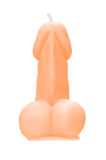 Оранжевая свеча в форме пениса - 47 гр. (Цвет: оранжевый)