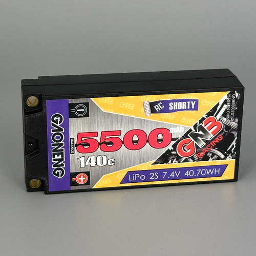 Аккумулятор GNB 5500mah 2S 140C Shorty Pack, Hard Case