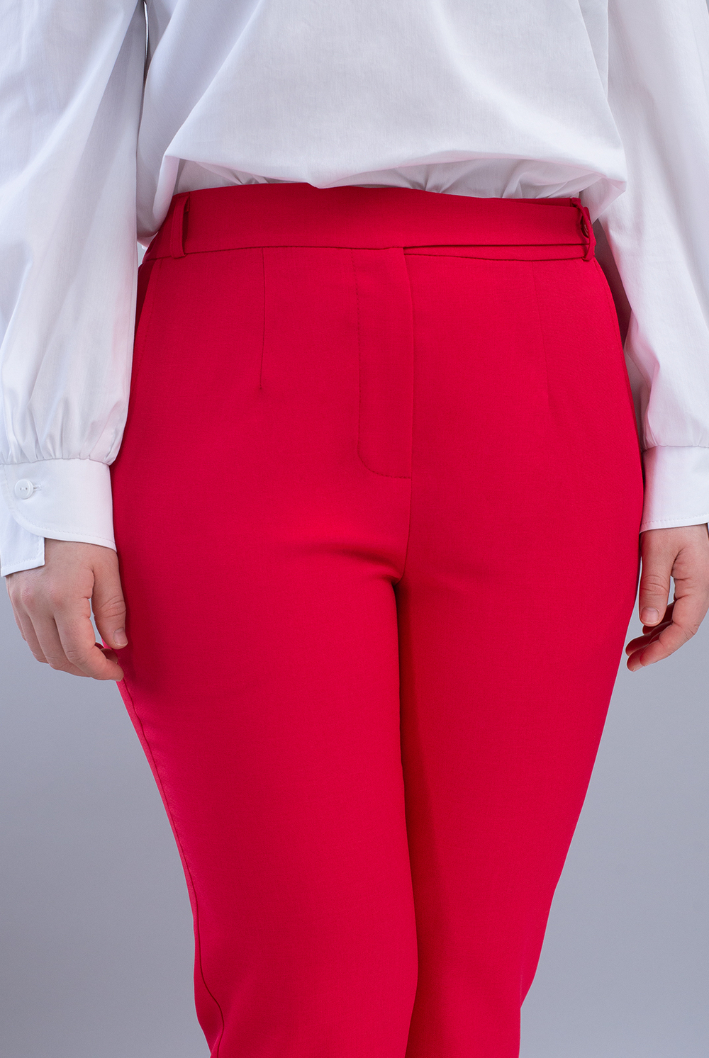 Брюки зауженные 2757АПА, красный #38К022757АПА