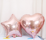 Шар (18" /46 см) Звезда, Розовое Золото 1 шт.