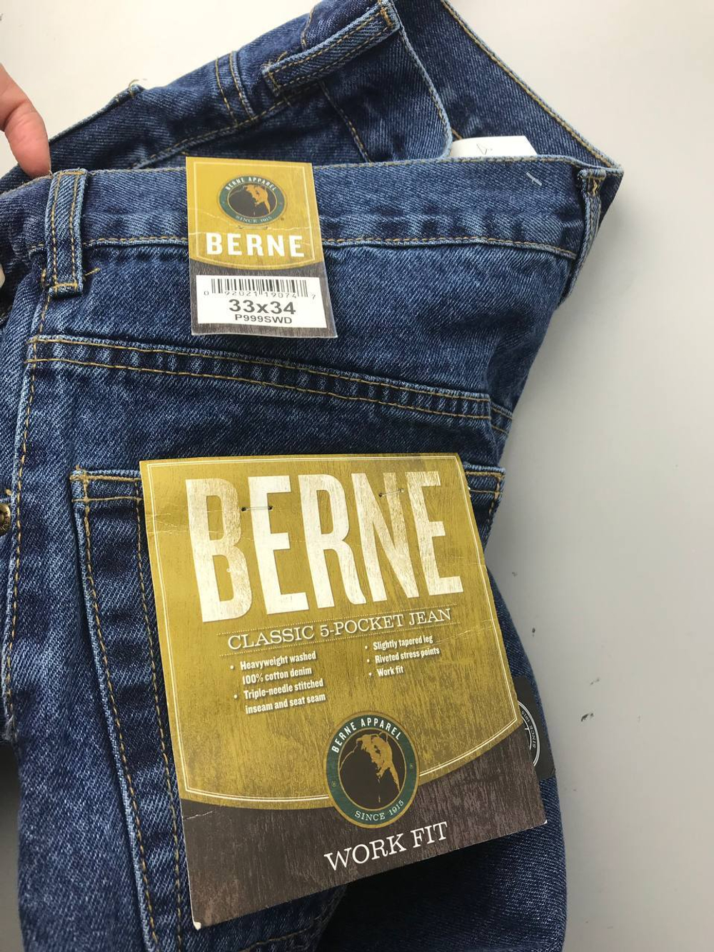 Джинсы Berne свободные 48 размер, новые