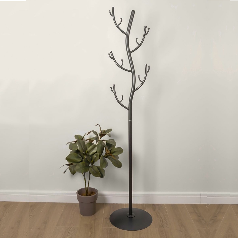 Вешалка напольная "Дерево" графит