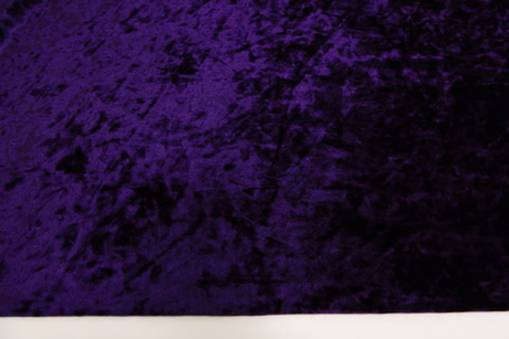 Бархат стрейч мрамор темно-фиолетовый