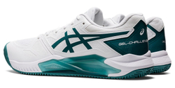 Мужские кроссовки теннисные Asics Gel-Challenger 13 Clay - white/velvet pine