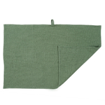 Полотенце кухонное вафельное из умягченного льна мятного цвета из коллекции essential, 47x70 см