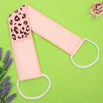 Мочалка для тела «Premium - LEOPARD», цвет розовый, 9*70см (ZIP пакет)