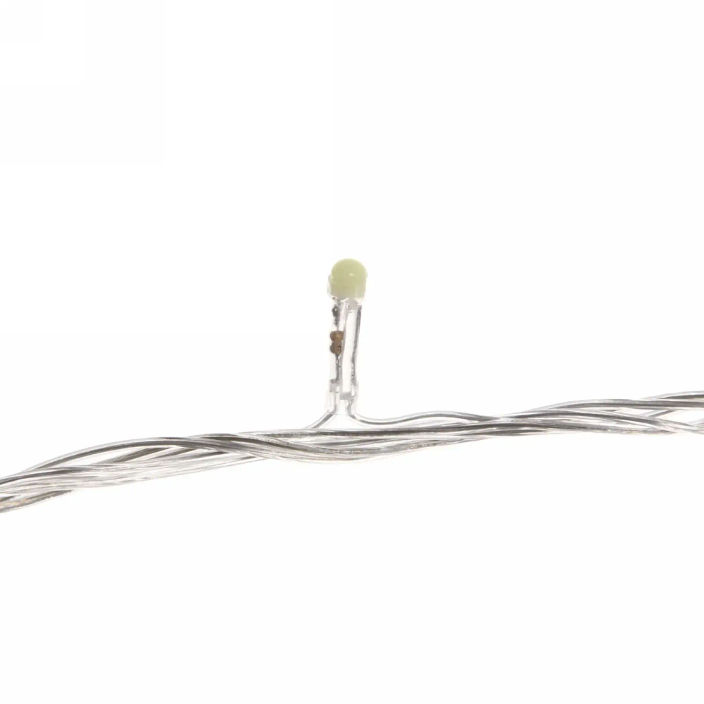 Гирлянда для дома «Bright light» 9,5м 100 ламп LED прозрач.пров.,8 реж, IP-20, Белый (возможность соединения)