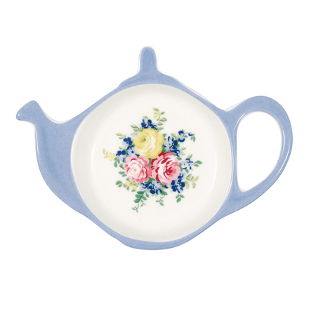 Блюдце для чайных пакетиков Laura dusty blue