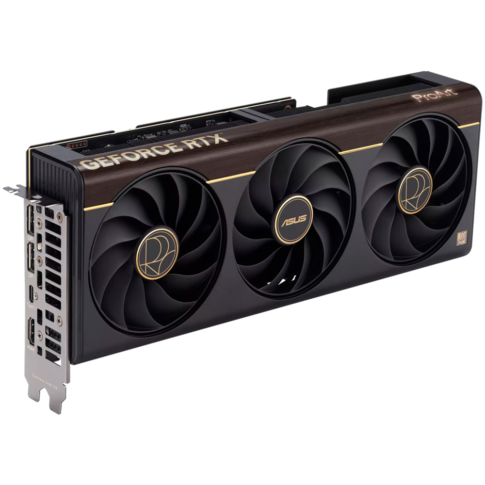 ASUS Video Card NVIDIA 5070TI 16 GB GDDR7, 2300 MHz / 2610 MHz, 8960sp, 70 RT cores, Ray tracing, 256 bit, 2.5 slots, 16 pin power supply (12V-2x6), HDMI, DisplayPort, USB Type-C