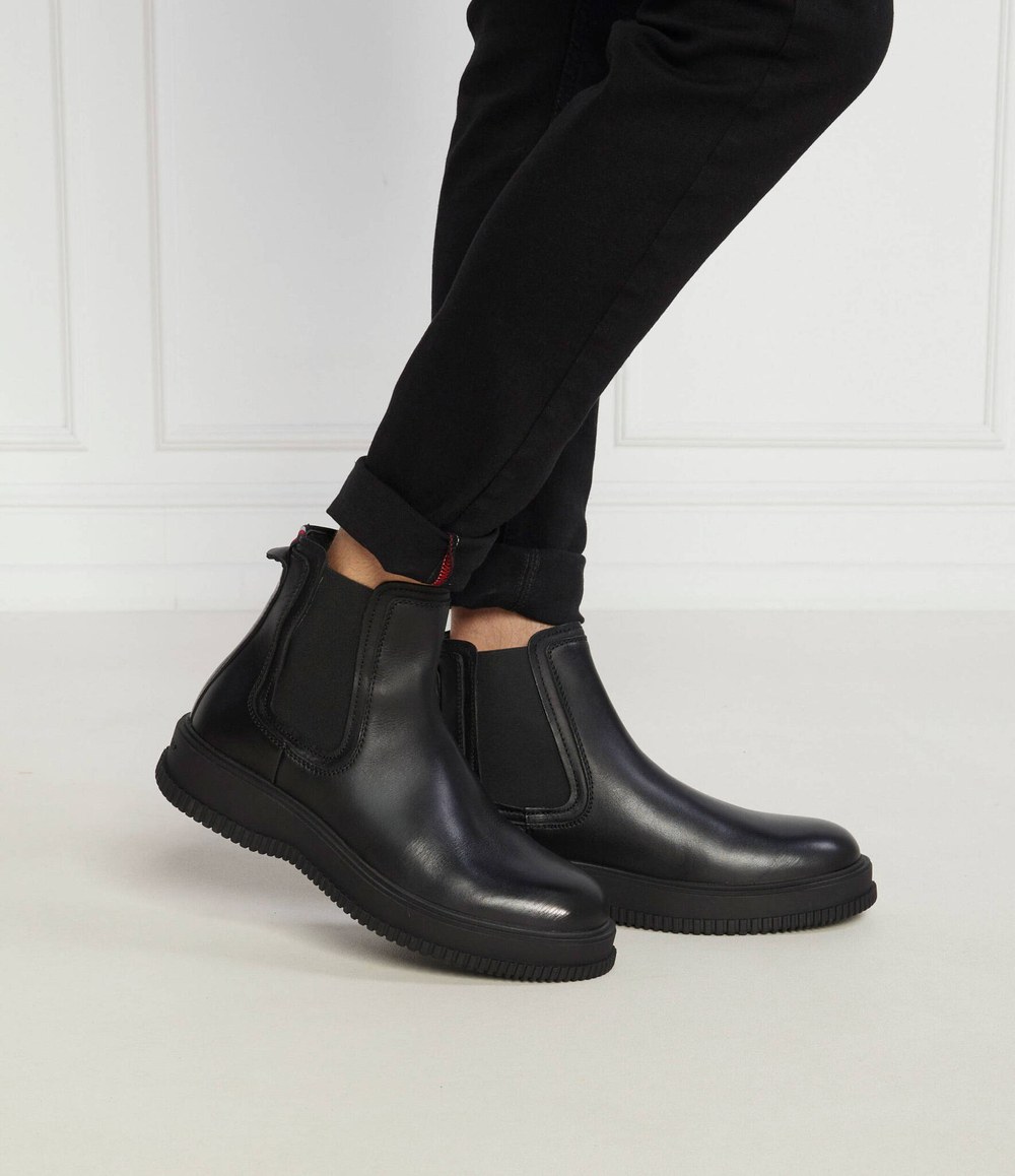 Кожаные челси th everyday class termo Tommy Hilfiger - черный(FM0FM04656)