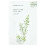 Nature Republic, Real Nature Beauty Mask Sheet, Tea Tree, 1 шт., 23 мл (0,77 жидк. унц.)