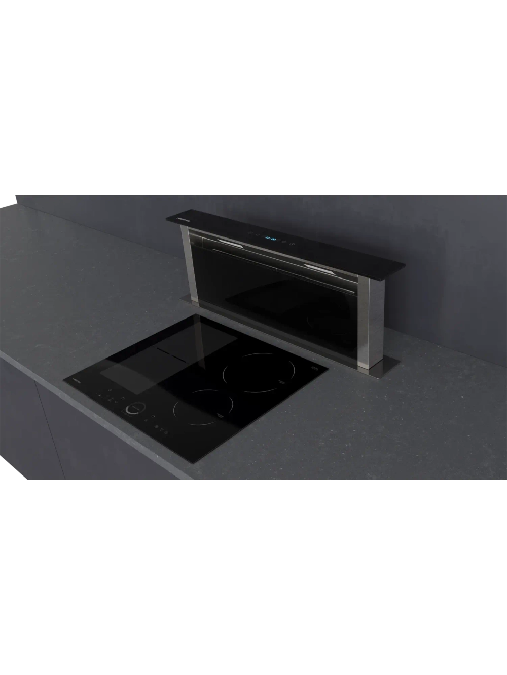 Встраиваемая вытяжка Hiberg VTMF 90100 B (в столешнице)