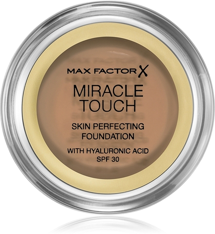 Max Factor Miracle Touch - Увлажняющий тональный крем SPF 30 оттенок 097 Toasted Almond, 11 g