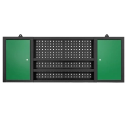 Комплект металл. гаражной мебели 2362x500x2050мм (стол:1600х500х750мм,шкаф:1990х500х762мм,тележка 2шт:658х600х400мм,навесной модуль:1600х600х200мм) RockFORCE RF-01Y0207