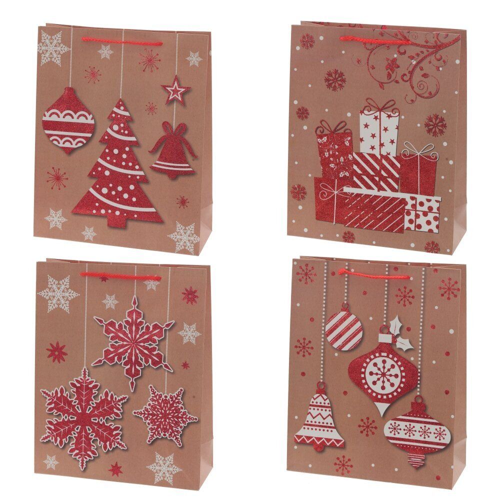 GAEM Пакет подарочный (бумага 210г/м2, блок микс 12шт), L26 W10 H32 см, 3в.