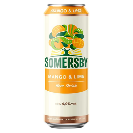 Пивной Напиток Somersby Mango & Lime 0,43л ж/б