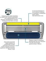 "DORCO PACE 6 PLUS" кассеты 6 лезвий (4шт)