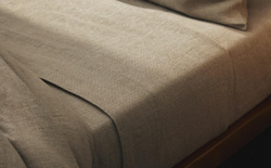 Простыня Zara Home хлопок, лён 100%, однотонный, 7180/089