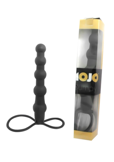 Насадка фаллоимитатор двойное проникновение Mojo Bumpy