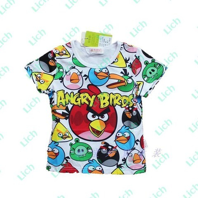 Футболка детская с принтом Angry Birds