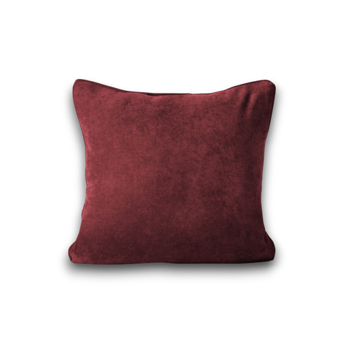 Подушка декоративная 45х45 | бордовый