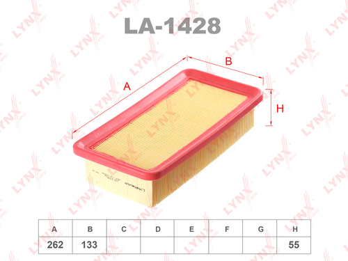 Фильтр воздушный   LYNX  LA-1428