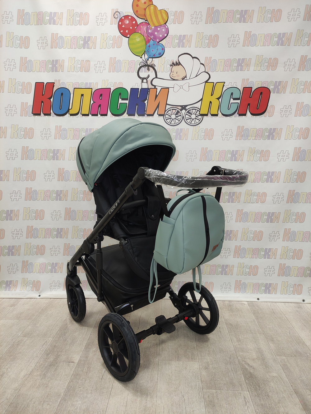 Коляска модульная Riko Basic Ozon Pastel 05 оливковый