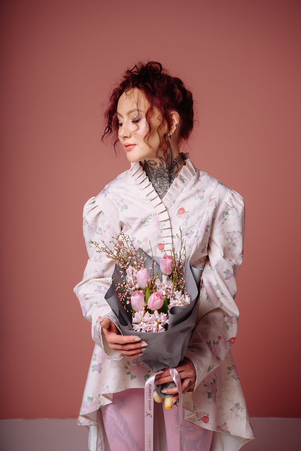 Дуо букет тюльпаны и гиацинты